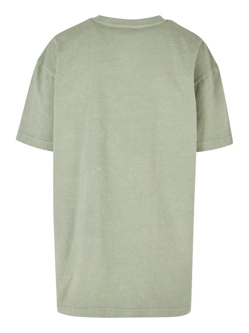 Build Your Brand - T-shirt motif/style délavé à l'acide - Kiabi