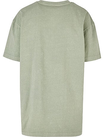 Build Your Brand - T-shirt motif/style délavé à l'acide