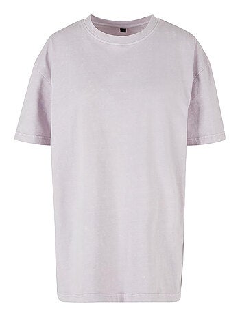 Build Your Brand - T-shirt motif/style délavé à l'acide