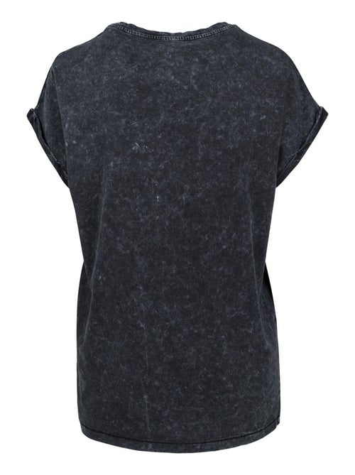 Build Your Brand - T-shirt motif/style délavé à l'acide - Kiabi