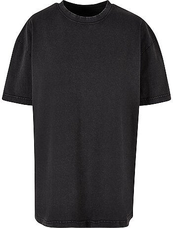 Build Your Brand - T-shirt motif/style délavé à l'acide