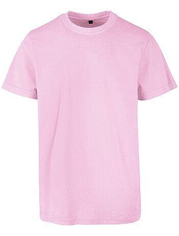Build Your Brand - T-shirt motif/style délavé à l'acide