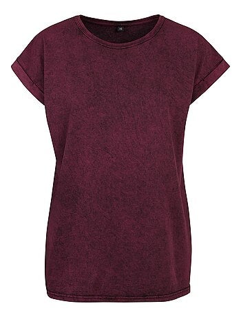 Build Your Brand - T-shirt motif/style délavé à l'acide
