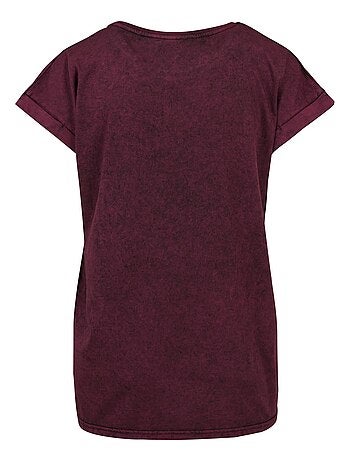 Build Your Brand - T-shirt motif/style délavé à l'acide