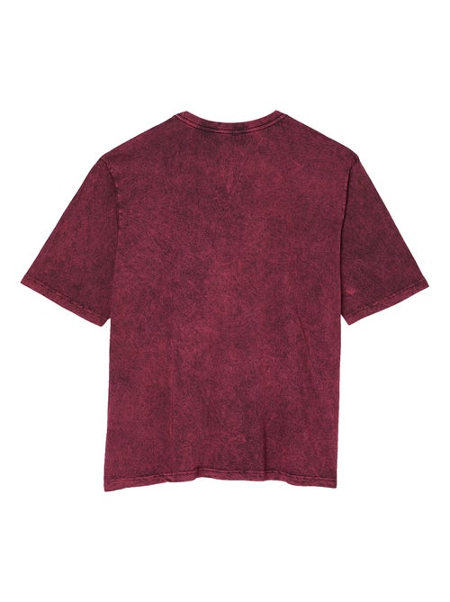 Build Your Brand - T-shirt motif/style délavé à l'acide - Kiabi