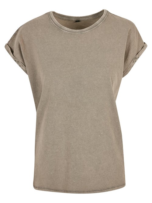 Build Your Brand - T-shirt motif/style délavé à l'acide - Kiabi