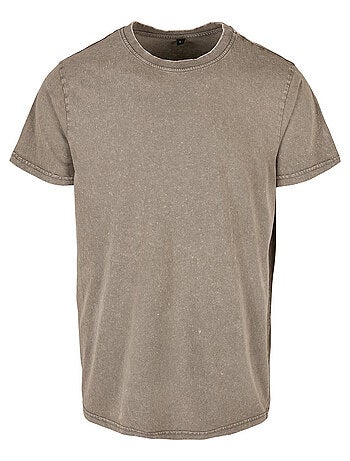 Build Your Brand - T-shirt motif/style délavé à l'acide