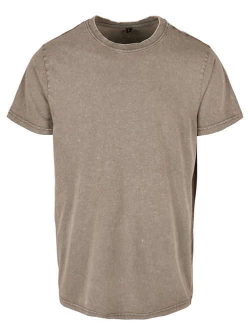 Build Your Brand - T-shirt motif/style délavé à l'acide - Kiabi