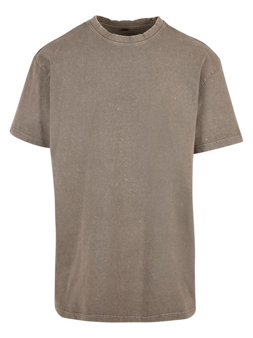 Build Your Brand - T-shirt motif/style délavé à l'acide - Kiabi
