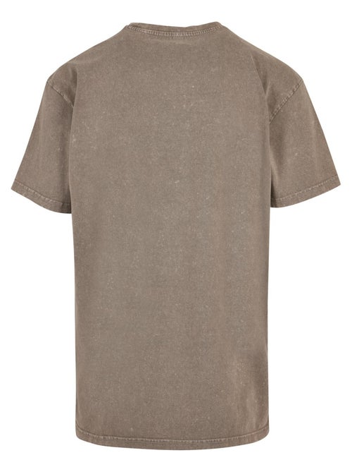 Build Your Brand - T-shirt motif/style délavé à l'acide - Kiabi