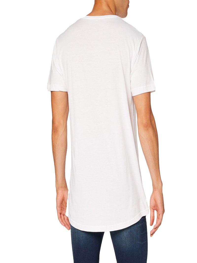 Build Your Brand - T-shirt motif/style Façonné Blanc - Kiabi