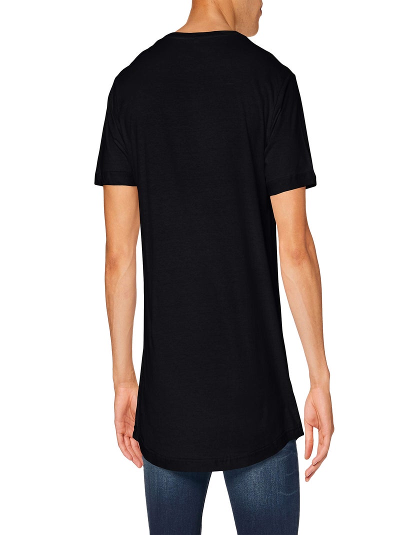 Build Your Brand - T-shirt motif/style Façonné Noir - Kiabi