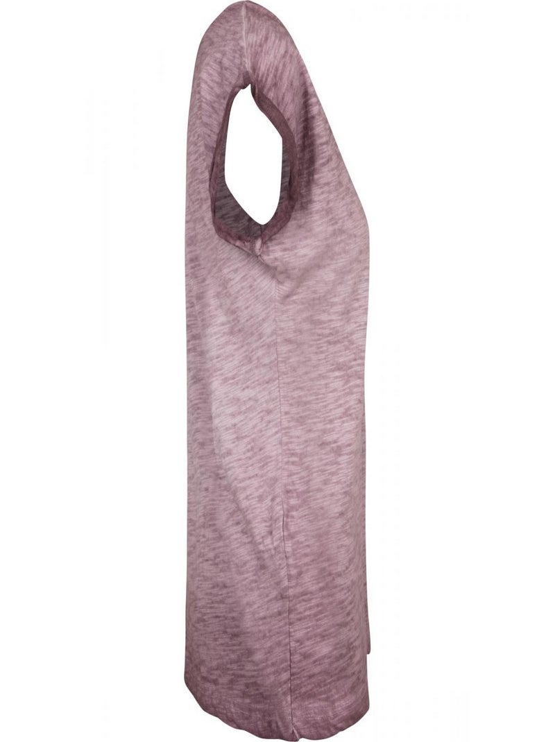 Build Your Brand - T-shirt motif/style teinture par pulvérisation Bordeaux - Kiabi