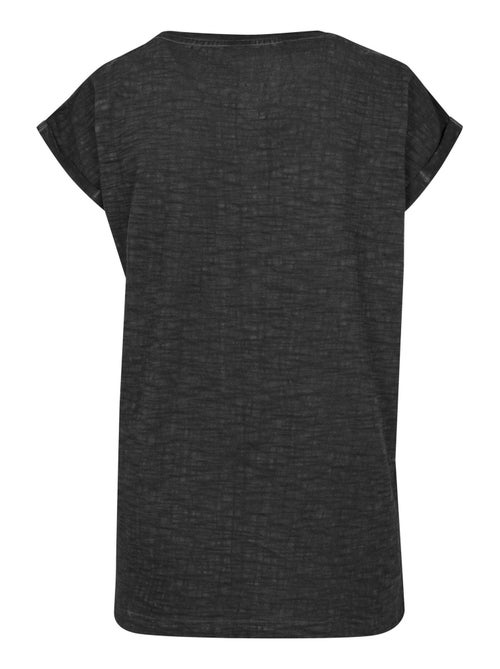 Build Your Brand - T-shirt motif/style teinture par pulvérisation - Kiabi
