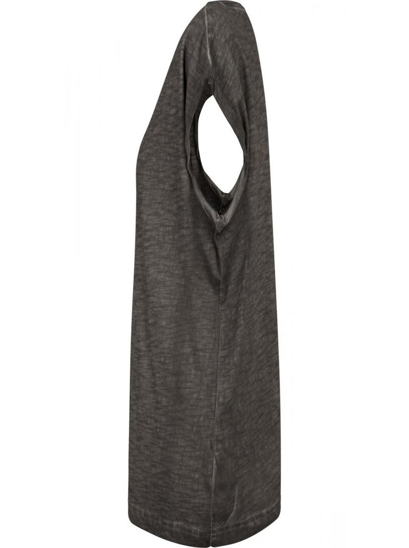 Build Your Brand - T-shirt motif/style teinture par pulvérisation Gris foncé - Kiabi
