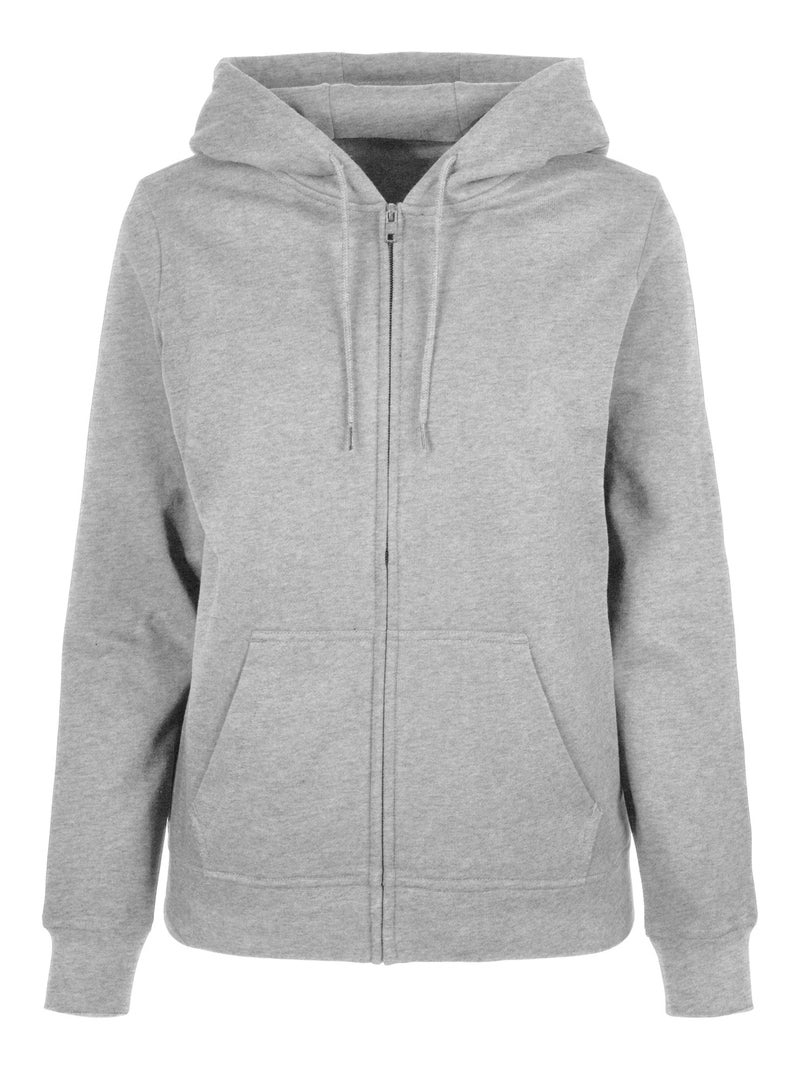 Build Your Brand - Veste à capuche BASIC Gris chiné - Kiabi