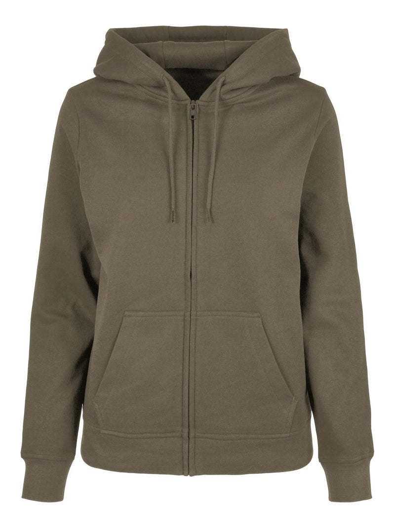 Build Your Brand - Veste à capuche BASIC Vert olive - Kiabi