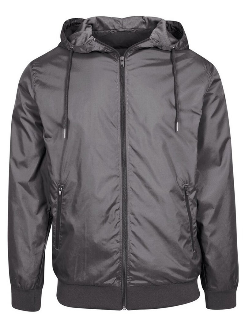 Build Your Brand - Veste coupe-vent Gris foncé - Kiabi