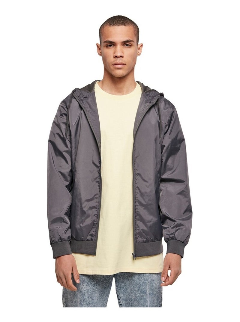 Build Your Brand - Veste coupe-vent Gris foncé - Kiabi