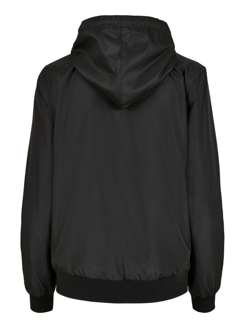 Build Your Brand - Veste coupe-vent Noir Blanc - Kiabi