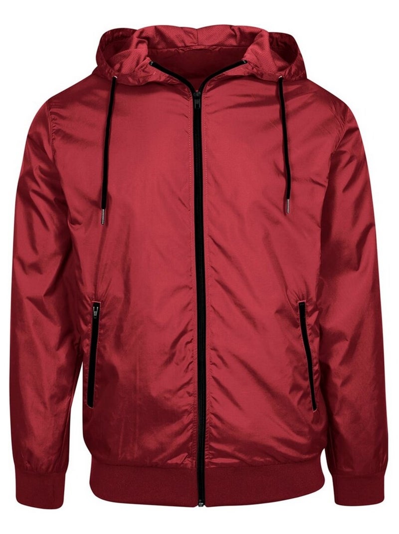 Build Your Brand - Veste coupe-vent Rouge tomate - Kiabi