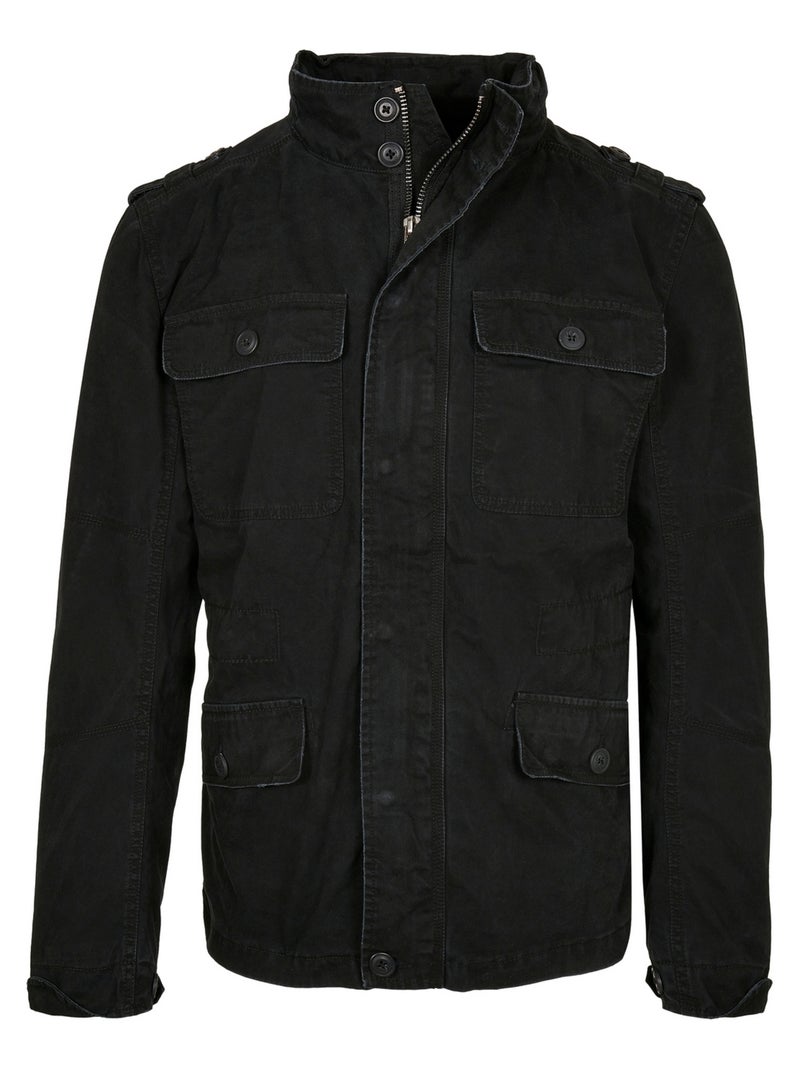 Build Your Brand - Veste de campagne BRITANNIA Noir - Kiabi
