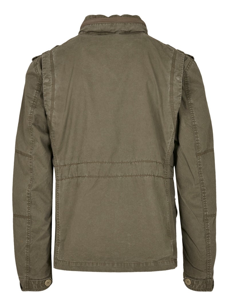 Build Your Brand - Veste de campagne BRITANNIA Vert olive - Kiabi