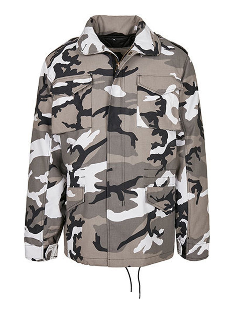 Build Your Brand - Veste de campagne M-65 STANDARD Gris - Kiabi