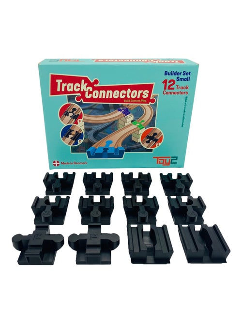 Builder Set Small - 12 connecteurs de rails - Kiabi