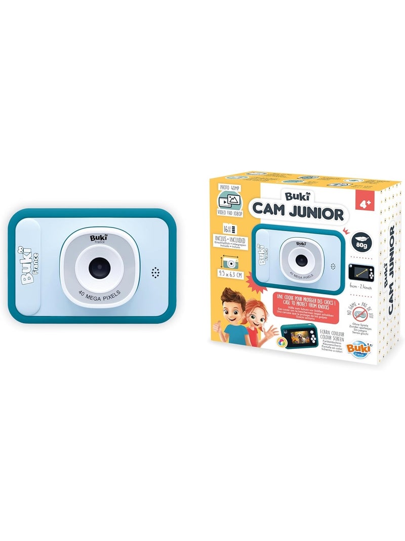 Buki CamJunior - Appareil photo vidéo enfant Bleu - Kiabi
