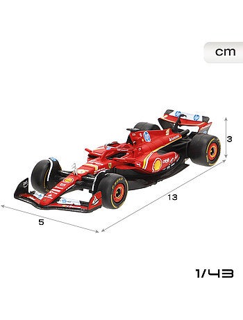 Burago coffret 2 voitures 1:43 ferrari sf-24 sainz et leclerc f1 2024