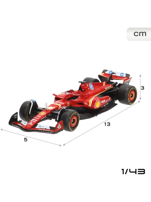Burago coffret 2 voitures 1:43 ferrari sf-24 sainz et leclerc f1 2024 - Kiabi
