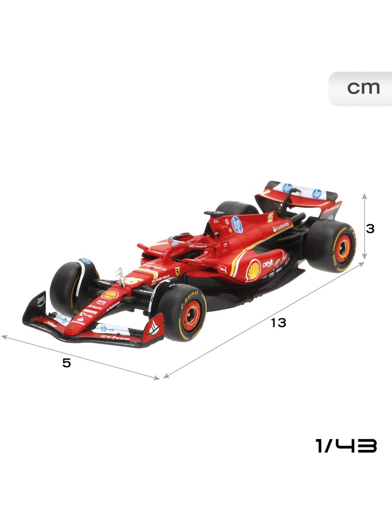 Burago coffret 2 voitures 1:43 ferrari sf-24 sainz et leclerc f1 2024 N/A - Kiabi