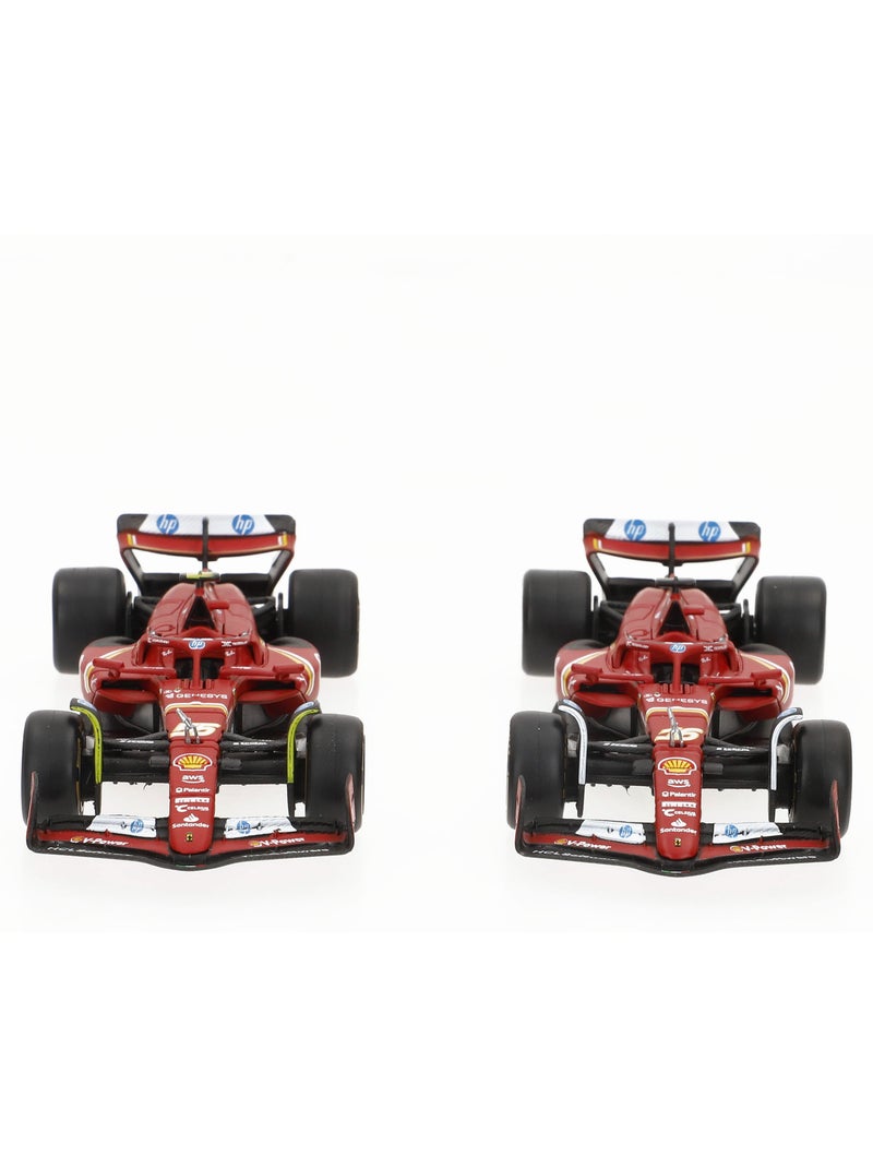 Burago coffret 2 voitures 1:43 ferrari sf-24 sainz et leclerc f1 2024 N/A - Kiabi
