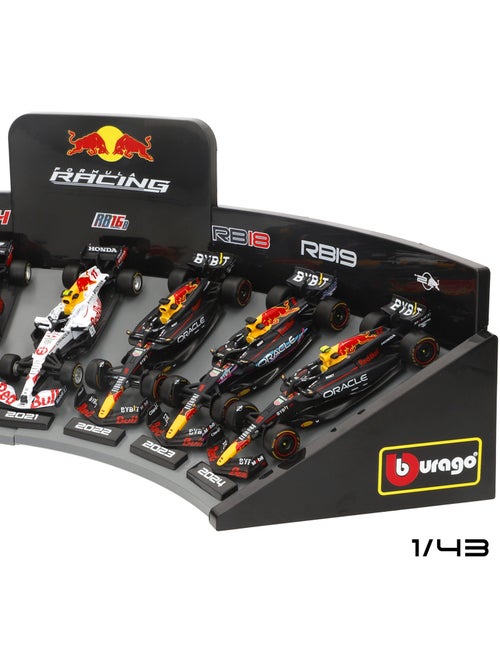 Burago coffret de 7 voitures de collection red bull f1 1:43 avec présentoir - Kiabi Burago coffret de 7 voitures de collection red bull f1 1:43 avec présentoir - Kiabi
