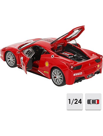 Burago ferrari 458 challenge model car nº5 1:24