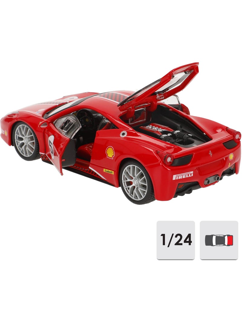 Burago ferrari 458 challenge model car nº5 1:24 N/A - Kiabi