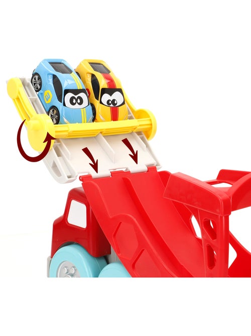 Burago junior camion interactif avec voitures et accessoires lamborghini - Kiabi