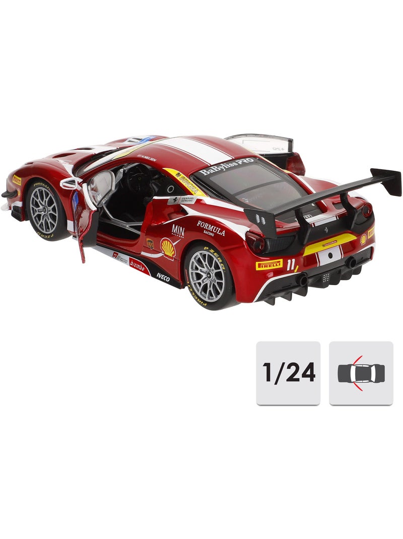 Burago model car ferrari 488 challenge #11 1:24 N/A - Kiabi
