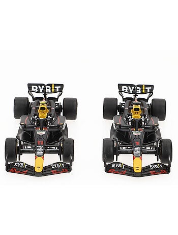 Burago set 2 voitures 1:43 oracle red bull rb20 max verstappen et sergio pérez f1 2024