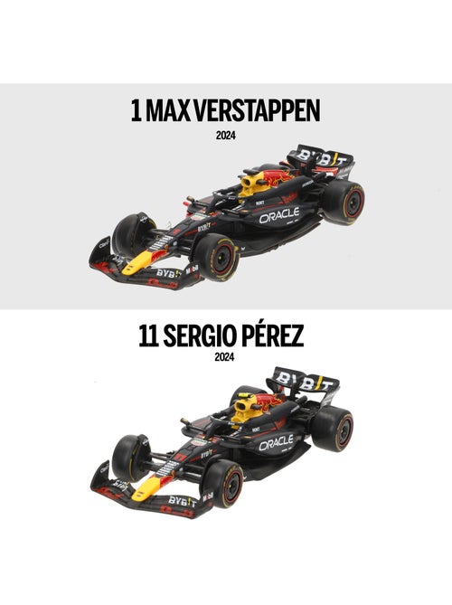 Burago set 2 voitures 1:43 oracle red bull rb20 max verstappen et sergio pérez f1 2024 - Kiabi Burago set 2 voitures 1:43 oracle red bull rb20 max verstappen et sergio pérez f1 2024 - Kiabi