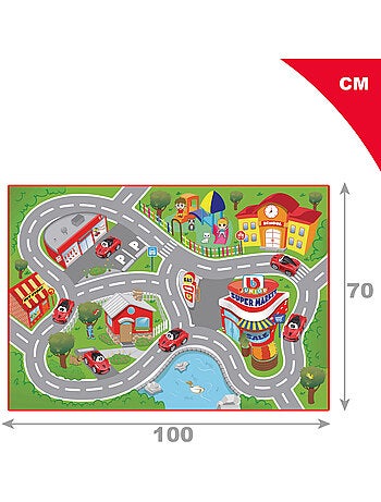 Burago set de jeu tapis de circuit pour bébé avec voiture ferrari laferrari