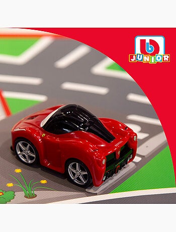 Burago set de jeu tapis de circuit pour bébé avec voiture ferrari laferrari