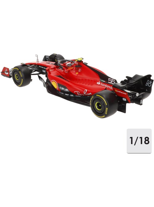 Burago voiture 1:18 ferrari sf-23 carlos sainz f1 2023 - Kiabi