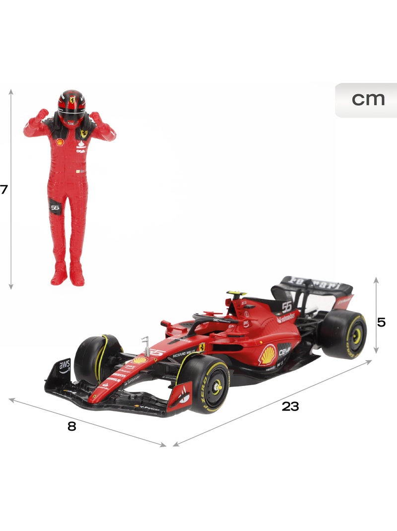 Burago voiture 1:24 ferrari racing sf-23 sainz f1 2023 N/A - Kiabi