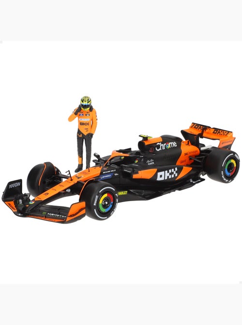 Burago voiture 1:24 mclaren mcl38 lando norris f1 2024 - Kiabi