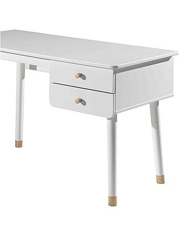 Bureau 2 tiroirs en bois