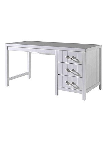 Bureau 3 tiroirs en bois