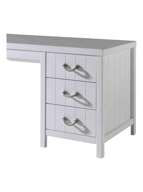 Bureau 3 tiroirs en bois - Kiabi