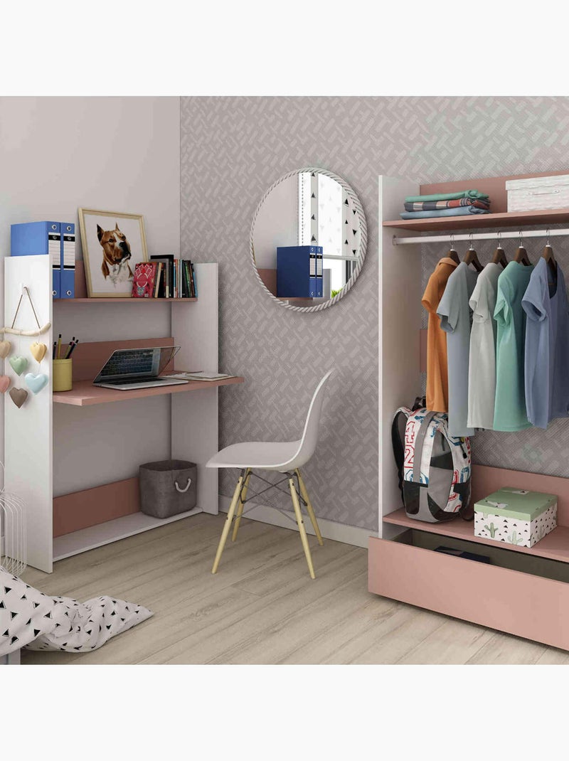 Bureau à paroi Rose - Kiabi